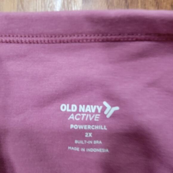 Old Navy Powerchill 7/8 Adjustable Crossback Strap Bodysuit Size 2X - Picture 7 of 11